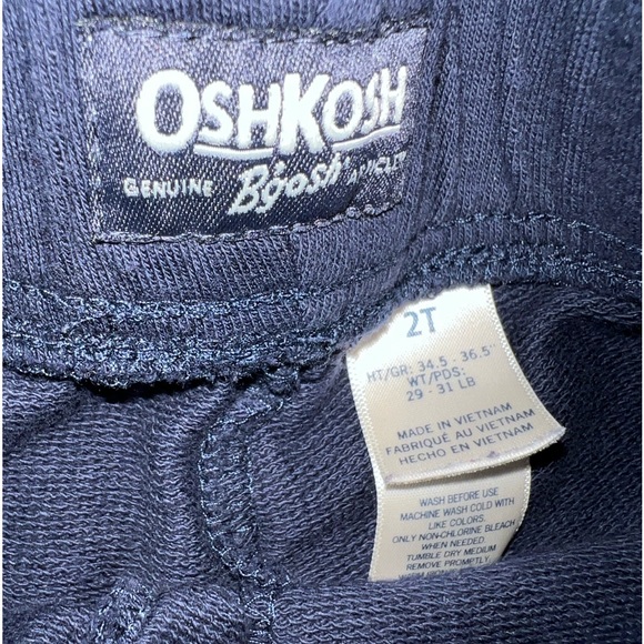 Carters and Osh Kosh Boys cotton Joggers/Sweat Pants - Picture 2 of 4